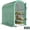 Green, variant on Outsunny Walk-in Mini Greenhouse Outdoor Greenhouse with Shelves, Green