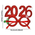thumbnail image 6 of Shoreew 2026 New Year Eve Glasses Christmas Party Photo Props for Adults Kids Festive Celebration Eyewear for Countdown Party, 6 of 7