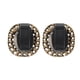 thumbnail image 4 of Encantos para Agujetas Únicos 1 Par Clips Decorativos de Zapatos Cuadrados Brillantes Gris Oscuro, 4 of 5