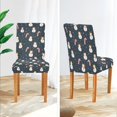 thumbnail image 3 of Yayeee 4 Pack Dining Chair Covers Stretch Parson Chairs Slipcovers Seat Protector, Playful Winter, 3 of 6