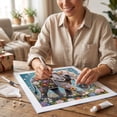 thumbnail image 3 of 2026 Pearl Art DIY Kit for Adults, DIY 5D Diamond Painting Craft Gift, Great Holiday Birthday Present for Hobbyists Home Wall Decoration (Elephant), 3 of 6