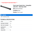 thumbnail image 2 of Front Lower Control Arm - Compatible with 2013 - 2022 Ram 4500 2014 2015 2016 2017 2018 2019 2020 2021, 2 of 2