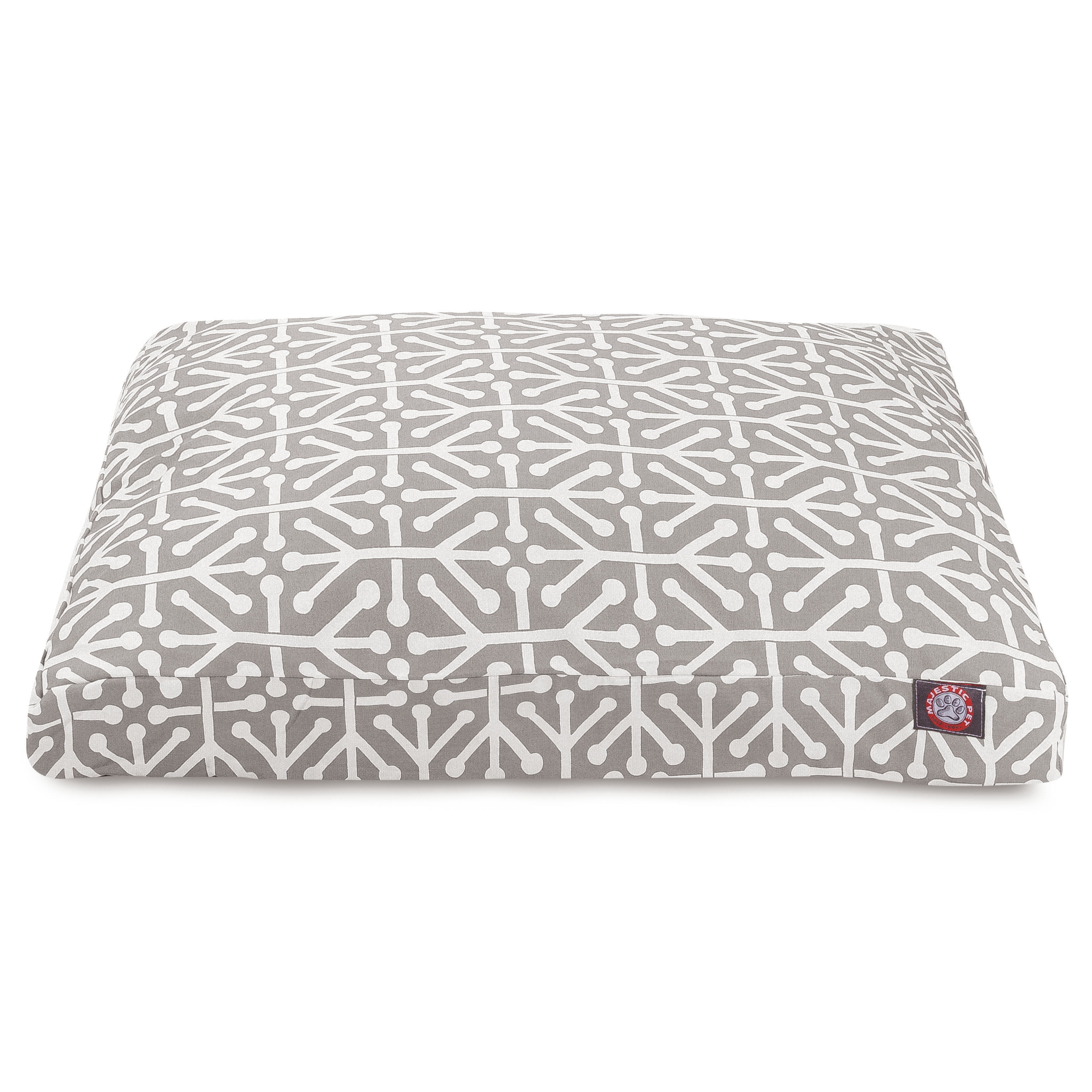 Majestic Pet | Aruba Rectangle Pet Bed For Dogs, Removable Cover, Gray, Extra Large