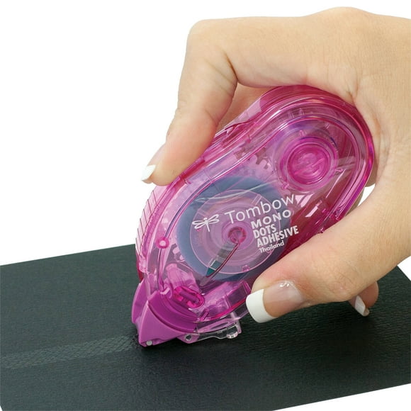 Recharge Adhésive Mono à Pois Permanent-.33"X39 Pieds, pour Utilisation en 62147