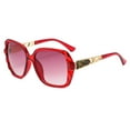 thumbnail image 2 of Women's Large Frame Sunglasses, Women's Polarized UV400 Protection Sunglasses Glasses/Red, 2 of 5
