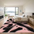 thumbnail image 3 of ODIKA 8' x 10' Machine Washable Non-Slip Area Rug, abstract print High Traffic Rug, Pink, 1149521, 3 of 7