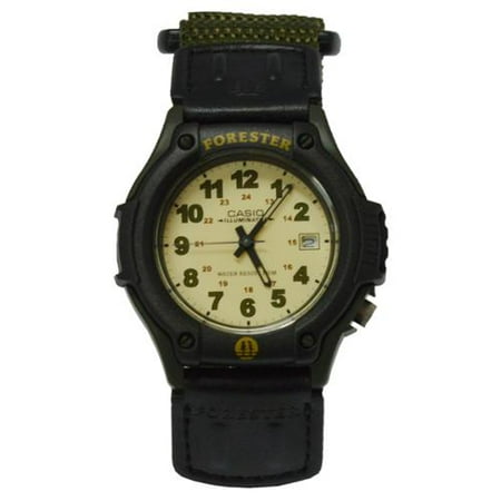 Casio FT500WVB-3BV Men's Forester Illuminator Analog Watch w/ Green