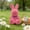 Pink, variant on Flocked Easter Bunny Figurine - Adorable Soft Touch Rabbit Statue for Spring Home Decor, Table Centerpiece, Mantel or Shelf Display, Festive Holiday Gift Idea