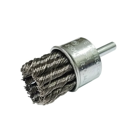 Twist Knot End - Zenith Industries ZN306021 Stainless Steel Twist Knot End Brush, 1