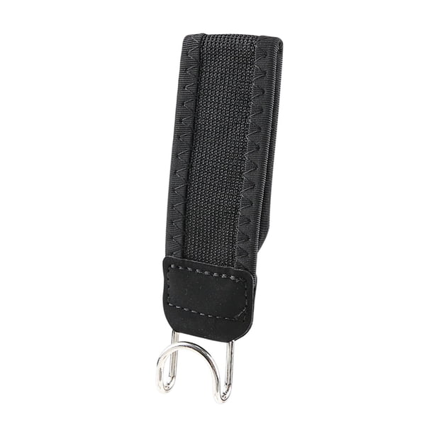 Cinturón elástico sin hebilla, ajustable y fácil de usar. cómoda para hombres y mujeres. Negro