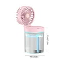 thumbnail image 3 of Yhmxh Portable Air Conditioner Cooling Fan with Remote, Quiet with 3 Speeds,450ml Evaporative Personal Air Cooler Fan 7 Night Light, Small Air Conditioner for Bedroom Office, 3 of 7