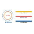 thumbnail image 4 of ChiButtons 37mm (1.5") Interchangeable Round Die Moulds-S1 + Free Pin Button Components (100 Sets)…, 4 of 5