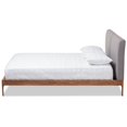 thumbnail image 3 of Baxton Studio Aveneil Modern Upholstered Full Platform Bed in Grey, 3 of 8