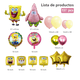 thumbnail image 2 of Kit 137 Globos Para Bob Esponja Decoracione Fiesta Xtellar multicolor, 2 of 3