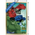 thumbnail image 3 of Marvel Comics TV - Hulk And The Agents Of Smash Wall Poster, 22.375" x 34", Framed, 3 of 3
