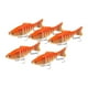 thumbnail image 1 of 5 piezas señuelos de pesca Swimbaits Luros de natación realistas Multi articulados para truchas accesorios de pesca de lubina de salmón azul, 1 of 8