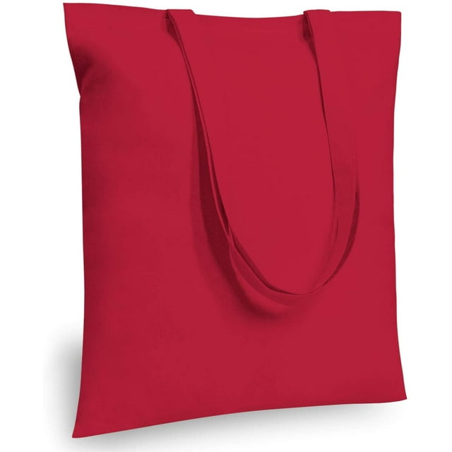 ARRIBADiseño 5 | 12 | 24 | 48 | Paquete de 192 bolsas económicas de algodón, bolsas de tela ligeras, medianas y reutilizables para la compra de comestibles, adecuadas para bricolaje, publicidad, promo