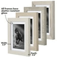 thumbnail image 3 of Americanflat 5x7 Picture Frame with 4x6 Mat 4 Pack - Rustic Picture Frames Shatter Resistant Glass and Easel, 3 of 7