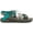 Line Hang Teal, variant on ZX/2 Cloud Dual Adjustable Straps Cushioned Sandal Women