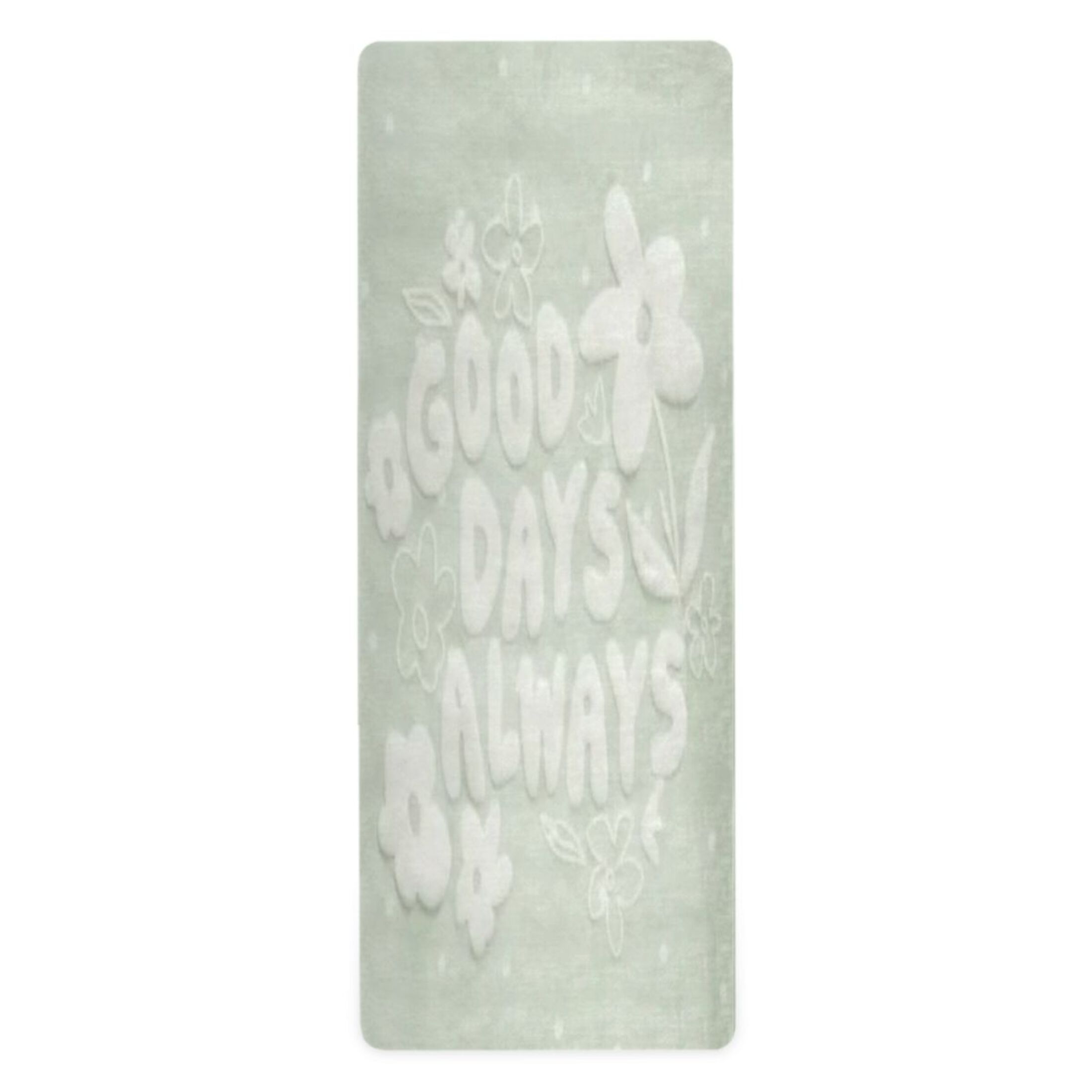 BZSMCE Yoga Mat Women Fitness Mat Bright Days Ahead Pattern