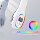 thumbnail image 5 of Neck Fan with RGB Ambient Light, 4000mAh Portable Leafless Neck Fan USB Quiet Fan Portable Neck Fan for Travel Camping Jogging Fitness, 5 of 5