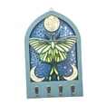thumbnail image 3 of Soporte para llaves resistente, colgador de pared que ahorra espacio para la entrada de la casa o la sala de estar. Mariposa, 3 of 9