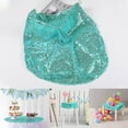 thumbnail image 2 of HNMKIU Christmas Decor Indoor Sequin Tablecloth 23.6 blue g, 2 of 9
