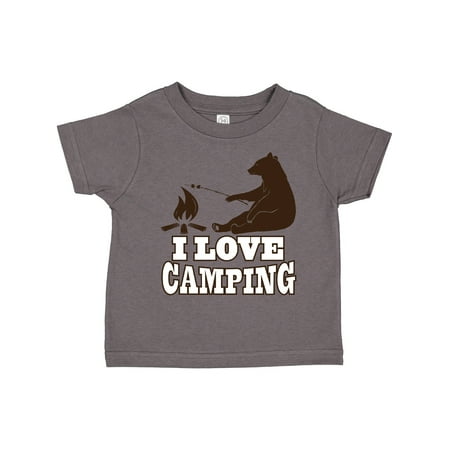 

Inktastic Campfire Bear I Love Camping Boys or Girls Toddler T-Shirt