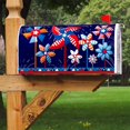 thumbnail image 6 of USA Patriotic Windmill Celebrate America Mailbox Cover with Magnetic Strip July 4th Mailbox Wraps Post Letter Box Cover Standard Size 21" X 18" for Garden Outdoor Yard Decor, 6 of 6