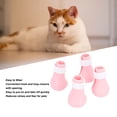 thumbnail image 4 of Fundas Para Garras De Gato, 4 Unidades, Protectores De Patas, Zapatos Con Garras Para Gatos, Botas Para Gatos, Botines Para Gatos, Manoplas De Silicona Antiarañazos Para, 4 of 7