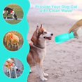 thumbnail image 3 of (turquoise)Folding Pet Water Cup, 300ML Portable Folding Water Cup for Pets When Going Out, 3 of 4