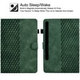 thumbnail image 3 of GSFY Case for Galaxy Tab S8/S7 11 inch 2022/2020, PU Leather Wallet Stand Protective Smart Shell with Pen Holder Auto Sleep Wake for Samsung Galaxy Tab S8/S7 SM-X700/X706/T870/T875, Green Blocks, 3 of 7