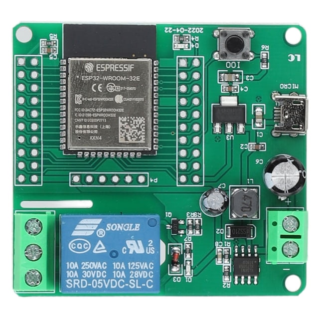 Módulo de relé BLE compatible con WIFI y Bluetooth Módulo de fuente de alimentación ESP32 DC 5-30/60V ESP32 WIFI BT BLE módulo de relé conveniente