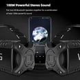 thumbnail image 2 of Bocina portátil W-KING  Bluetooth 50W impermeable -Negro, 2 of 3