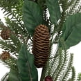 thumbnail image 5 of Northlight 6' Mixed Foliage with Pine Cones and Berries Christmas Garland, Unlit, 5 of 8