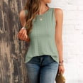 thumbnail image 6 of KIHOUT Women's Sleeveless Lace Trim Blouse Lightweight Summer Tank Top Casual Breathable Everyday Wear, 6 of 8