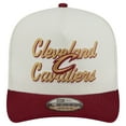 thumbnail image 2 of Men's New Era Cream/Wine Cleveland Cavaliers Chainstitch 9FIFTY A-Frame Snapback Hat, 2 of 5