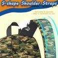 thumbnail image 5 of 17 Inch Lightweight Backpack,PVC Waterproof Oxford Fabric, Ergonomically Designed, with Large Capacity, Camouflage Print, 5 of 5