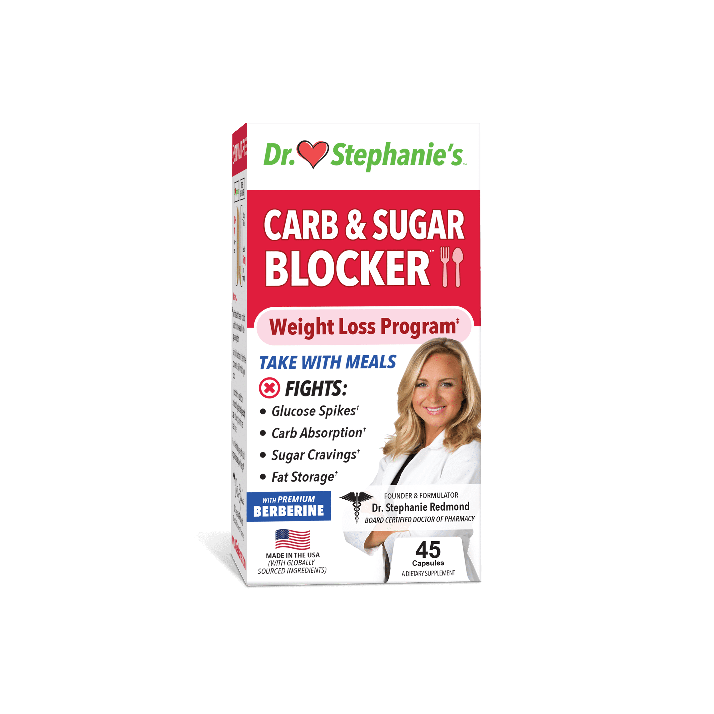 Dr. Stephanie's Double Pack- Blood Sugar 24 Hour + Carb & Sugar Blocker - 2 Pack Supplements
