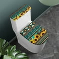 SEANATIVE Southwest Aztec Toilet Lid Cover Tank Lid Covers Set 2 Pack