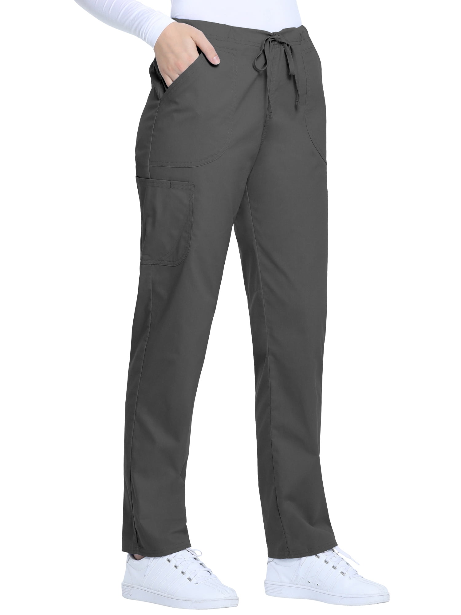 Scrubstar Women's Core Essentials Drawstring Scrub Pant with Rounded Pockets SSL09049B