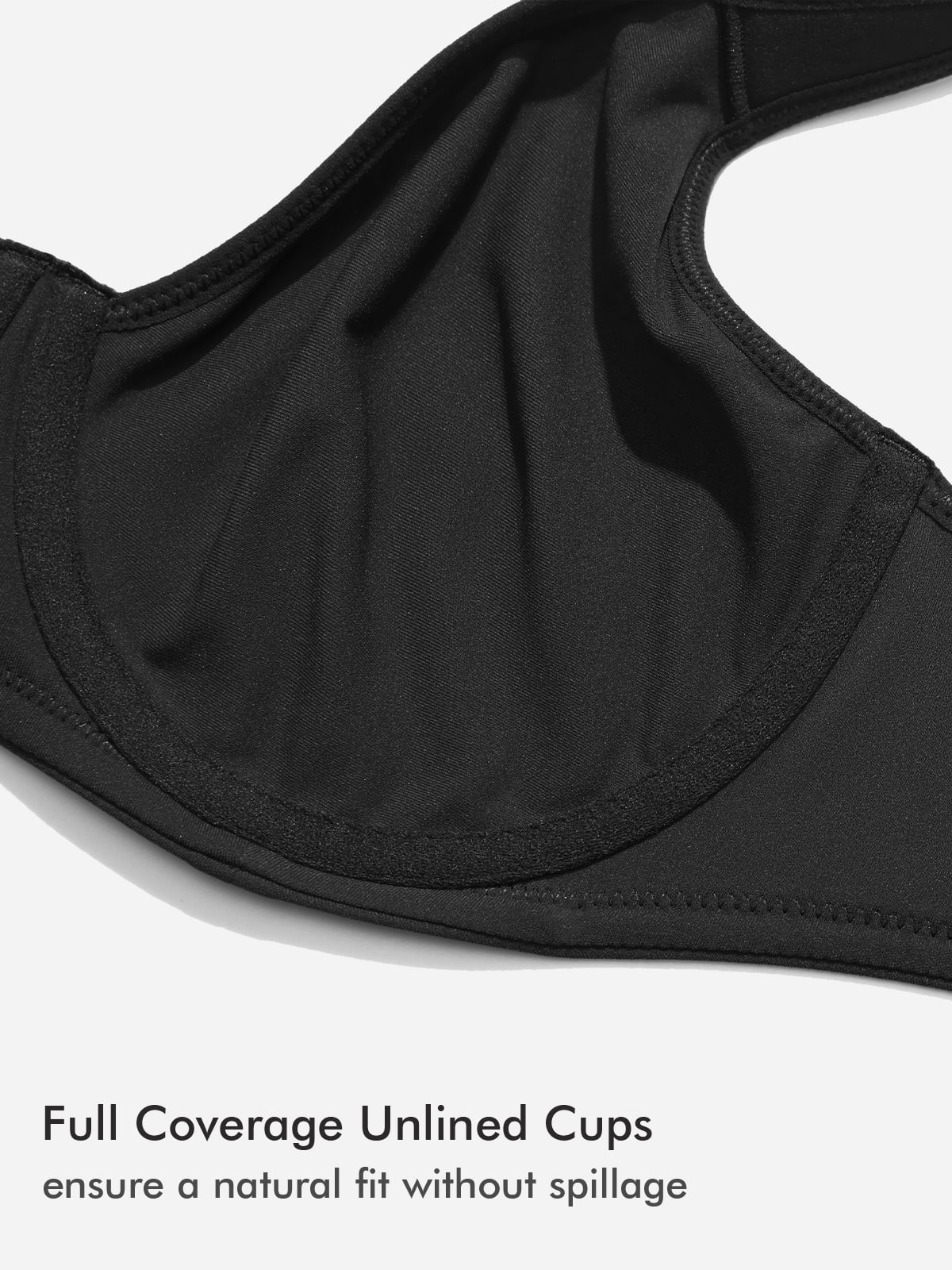 DELIMIRA Women's Inbarely Plus Full Coverage Bra Plus Size Underwire Unlined Seamless Bras