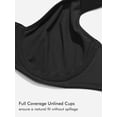 thumbnail image 4 of DELIMIRA Women's Inbarely Plus Full Coverage Bra Plus Size Underwire Unlined Seamless Bras, 4 of 5