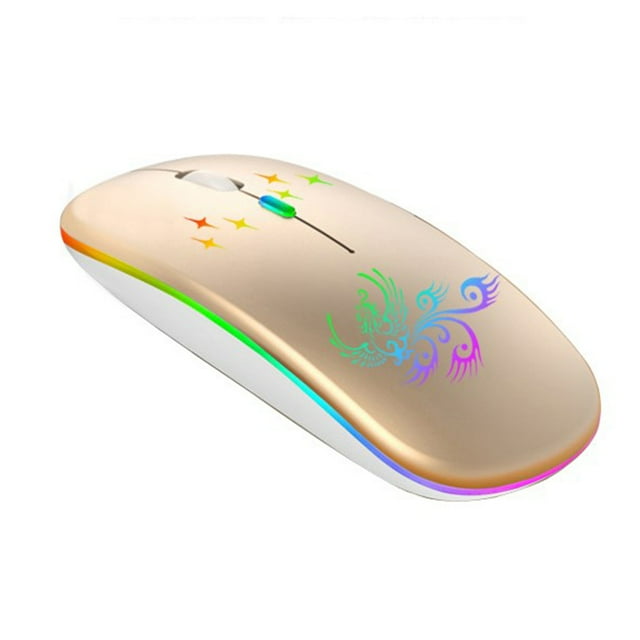 Mistaha Wireless Optical Mouse 2.4G+Bluetooth3.0+Bluetooth5.2 3-mode Ergonomic Mouse Built-in 500mAh Rechargeable Battery for PC Laptop