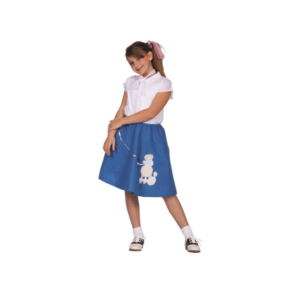 FALDA DE CANICHE AZUL-CHD LRG RG Costumes 91031-BL-L