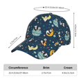 thumbnail image 5 of Kdxio Unisex Space Sleeping Panda Pattern Baseball Cap Unisex Washed Classic Adjustable Hat, 5 of 5