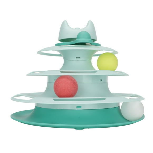 4 Cat Turntable 4 Detachable Prevent Scratches Interactive Cat Tracks Toy For Pets Cats
