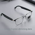 thumbnail image 6 of 2024 New Unisex Smart Glasses - Auto-Dimming/Anti-Blue/Antifog Lens, Wireless Audio/Call, 3-Second Response, Metal Frame, Christmas Gift, 6 of 13