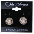 thumbnail image 2 of Mi Amore Stud-Earrings Silver-Tone, 2 of 2