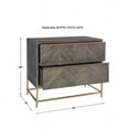 thumbnail image 6 of Uttermost Armistead MDF Wood and Steel Drawer Chest in Dark Walnut, 6 of 9